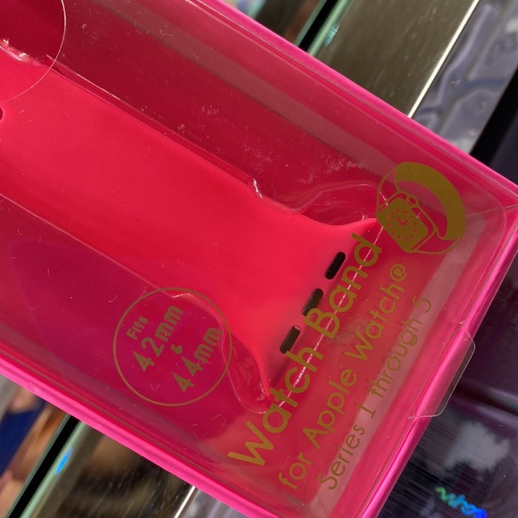 Neon pink Watch Band for Apple Watch - Picture 3 of 3